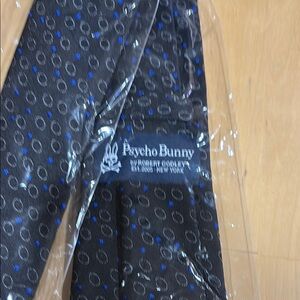 Psycho Bunny Black and Blue Tie